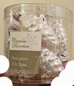 Leuke "kerst" decoratie dennenappels van echt glas NIEUW!, Ophalen of Verzenden, Nieuw