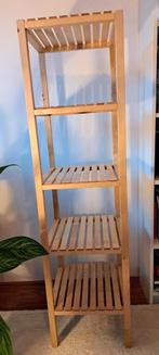 Bamboe molger ikea kast:, Huis en Inrichting, Badkamer | Badkamermeubels, (Half)hoge kast, Minder dan 50 cm, Gebruikt, Ophalen of Verzenden