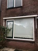 Zonnescherm- 3 meter breedt + knikarmscherm 4.5 meter breedt, Tuin en Terras, Ophalen, Gebruikt, Elektrisch, Markies