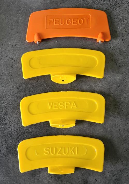 Geel oranje plaatje Vespa Suzuki Peugeot Blanco, Fietsen en Brommers, Brommeronderdelen | Algemeen, Nieuw, Ophalen of Verzenden