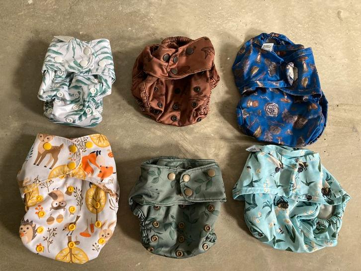 Wasbare luiers - los of pakket, Kinderen en Baby's, Babykleding | Overige, Gebruikt, Jongetje of Meisje, Ophalen of Verzenden