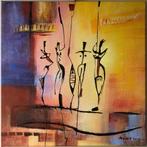 Olieverfschilderij 80x80 cm, Antiek en Kunst, Ophalen