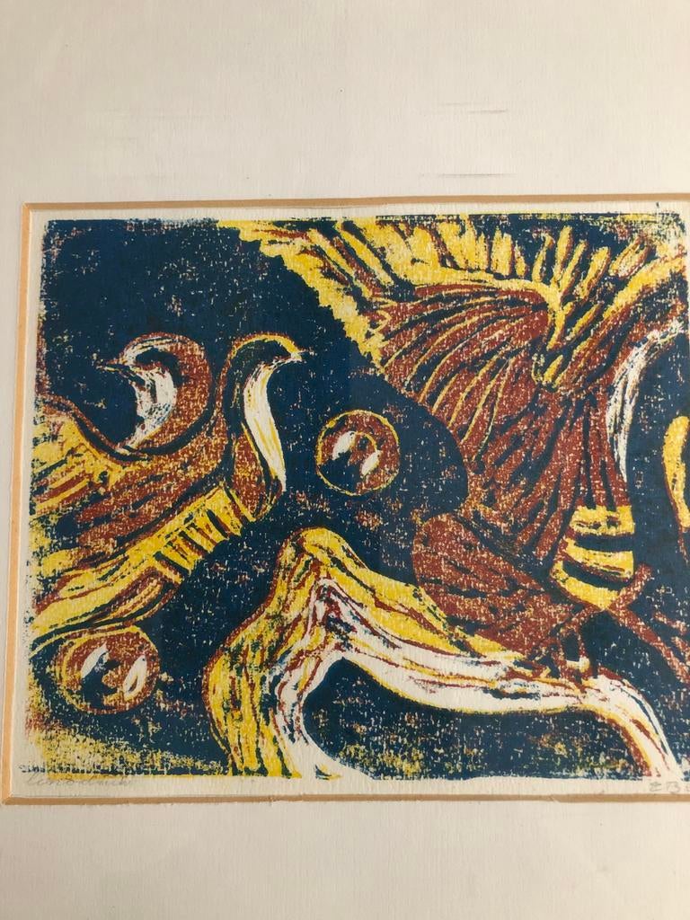 Linosnede 40x50 - Eigen Werk, Ophalen of Verzenden