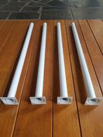 Vier stoelpoten, 70 cm hoog, 3 cm diameter, Ophalen, Gebruikt, 50 tot 100 cm, Rond