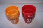 2 Lief bekers. Zie foto., Ophalen of Verzenden