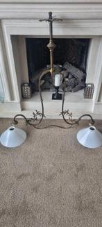 Vintage brons lamp/kroonluchter/hanglamp., Ophalen