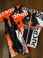 Set Santini fietskleding M, Fietsen en Brommers, Fietsaccessoires | Fietskleding, M, Ophalen of Verzenden, Zo goed als nieuw, Santini