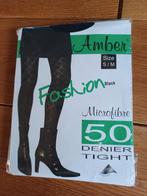 Nieuwe zwarte panty 50 denier mt S/ M, Maat 36/38 (S), Zeeman, Zwart, Nieuw