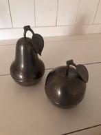 Kunstobjekt tin appel/ peer, Antiek en Kunst, Ophalen of Verzenden