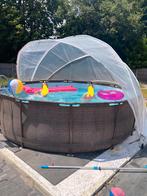 Zwembad 366 cm doorsnee en 99 cm hoog, compleet!, Tuin en Terras, Ophalen, 80 tot 120 cm, Rond, 300 cm of meer
