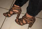 Sacha open pumps met slangenprint, Ophalen of Verzenden, Zo goed als nieuw, Zwart