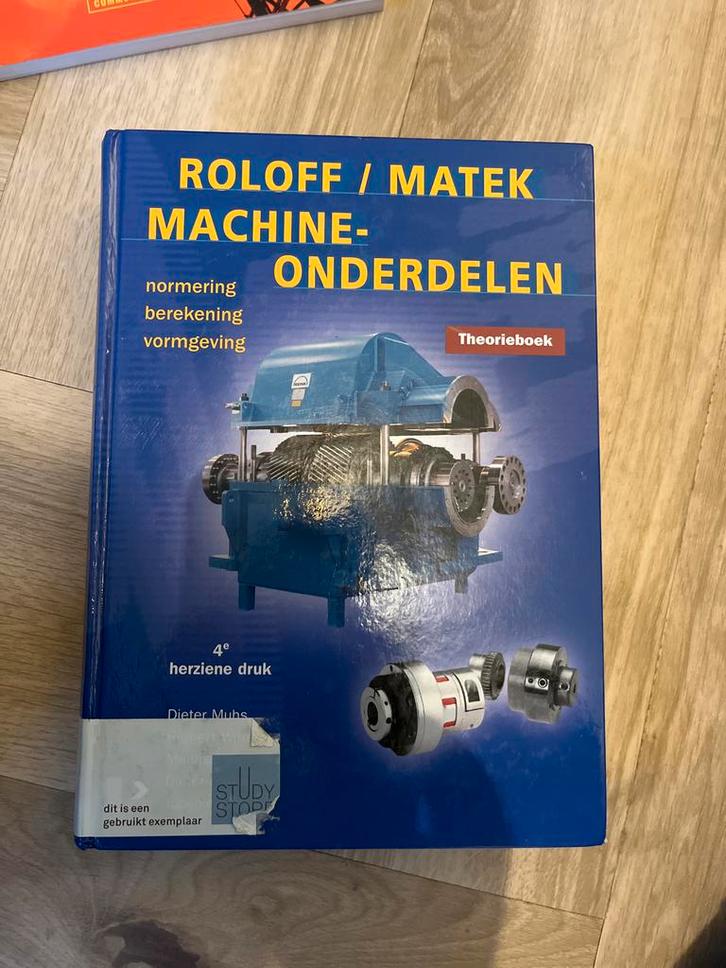 Roloff/Matek Machineonderdelen - 4e druk, Boeken, Techniek, Gelezen, Werktuigbouwkunde, Ophalen of Verzenden
