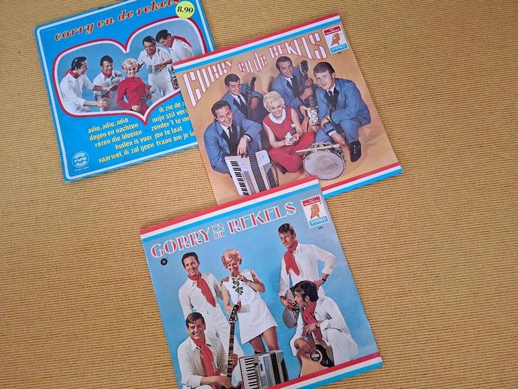 Corry en De Rekels - 3LP's 1970 - 1972 met poster, Cd's en Dvd's, Vinyl | Nederlandstalig, Gebruikt, Levenslied of Smartlap, 12 inch