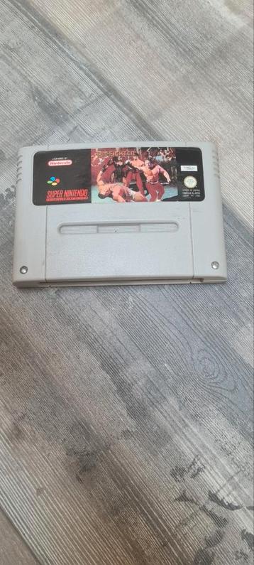 Pit fighter en boxed controler snes super nintendo pal mario