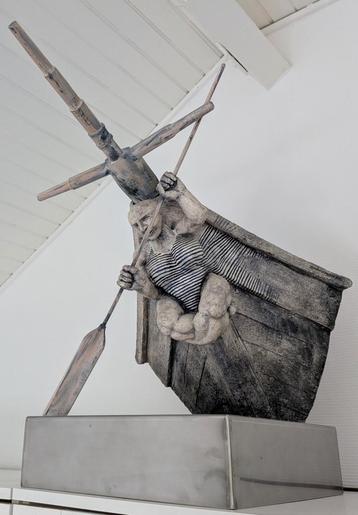 Tk heel bijzonder fraai groot kunstwerk van Johan van Hoof beschikbaar voor biedingen