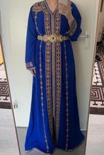 Marokkaanse Takchita, Kleding | Dames, Jurken, Blauw, Gedragen, Onder de knie, Ophalen