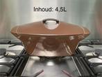 Le Creuset Coquelle, Gebruikt, Gietijzer, Ophalen of Verzenden, Keramische plaat