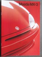 Mazda MX-3 1.6i & 1.8i V6 Brochure, Boeken, Auto's | Folders en Tijdschriften, Ophalen of Verzenden, Zo goed als nieuw, Mazda