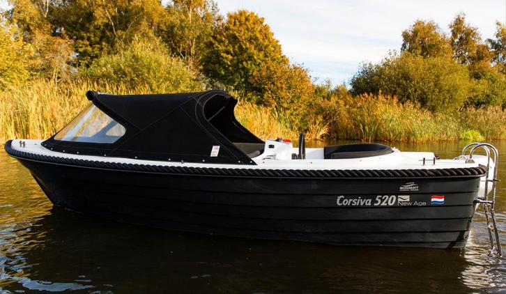 CORSIVA 520 PEGA 750KG TRAILER EN 10 PK HONDA, Watersport en Boten, Sloepen, Zo goed als nieuw, 3 tot 6 meter, Buitenboordmotor