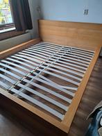 bedframe, Ophalen, Gebruikt, Bruin, Tweepersoons
