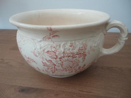 Oude nachtspiegel, po, pispot, Antiek en Kunst, Curiosa en Brocante, Ophalen of Verzenden
