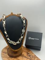 “VINTAGE” buddha to buddha ketting 55cm “GEPOLIJST”, Ophalen of Verzenden, Zo goed als nieuw, Zilver, Zilver