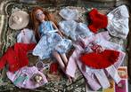 Vintage Barbie Skipper met accessoires en losse kleding, Verzamelen, Ophalen of Verzenden, Gebruikt, Fashion Doll