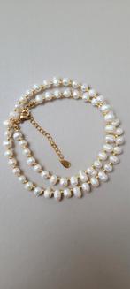 Parel ketting, Overige materialen, Verstelbaar, Ophalen of Verzenden, Zo goed als nieuw