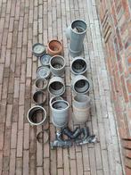 Diverse rioleringshulpstukken 125 en 50mm, Doe-het-zelf en Verbouw, Buizen en Afvoer, Ophalen, Gebruikt, Pvc, Overige typen