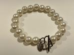Witte parelarmband, Sieraden, Tassen en Uiterlijk, Armbanden, Wit, Nieuw, Ophalen of Verzenden, Elastiek