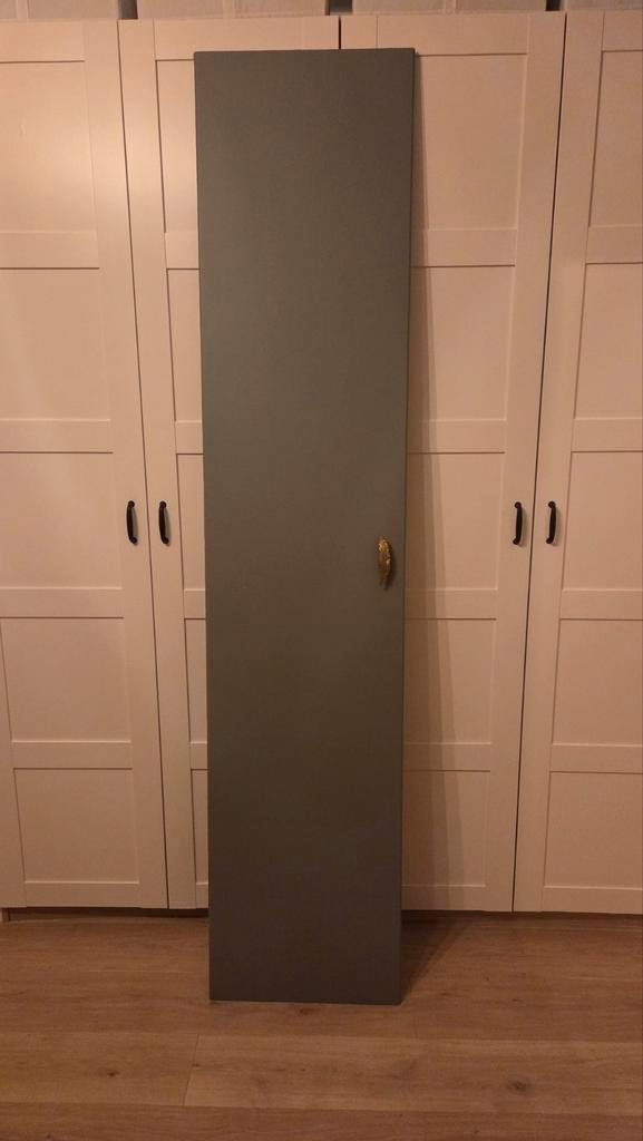 4x Groene Ikea Pax deuren met gouden veer handgreep, Huis en Inrichting, Kasten | Kledingkasten, Zo goed als nieuw, 200 cm of meer