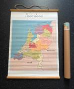 Schoolposter schoolplaat Nederland, Antiek en Kunst, Ophalen of Verzenden, Aardrijkskunde