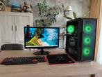 Complete RGB Gaming Setup - i7 - WIN11 - GAMING, Zelfgebouwde PC, Zo goed als nieuw, Gaming, SSD