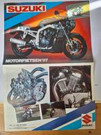 Suzuki motoren 1987 poster folder, Ophalen of Verzenden, Gelezen, Overige merken