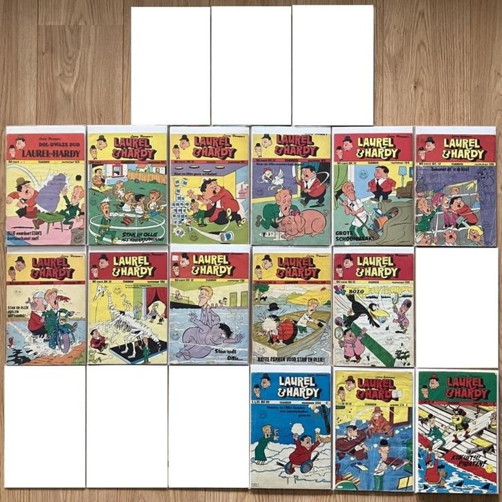 Binkie & Laurel en Hardy classics, Boeken, Strips | Comics, Gelezen, Meerdere comics, Europa, Ophalen of Verzenden