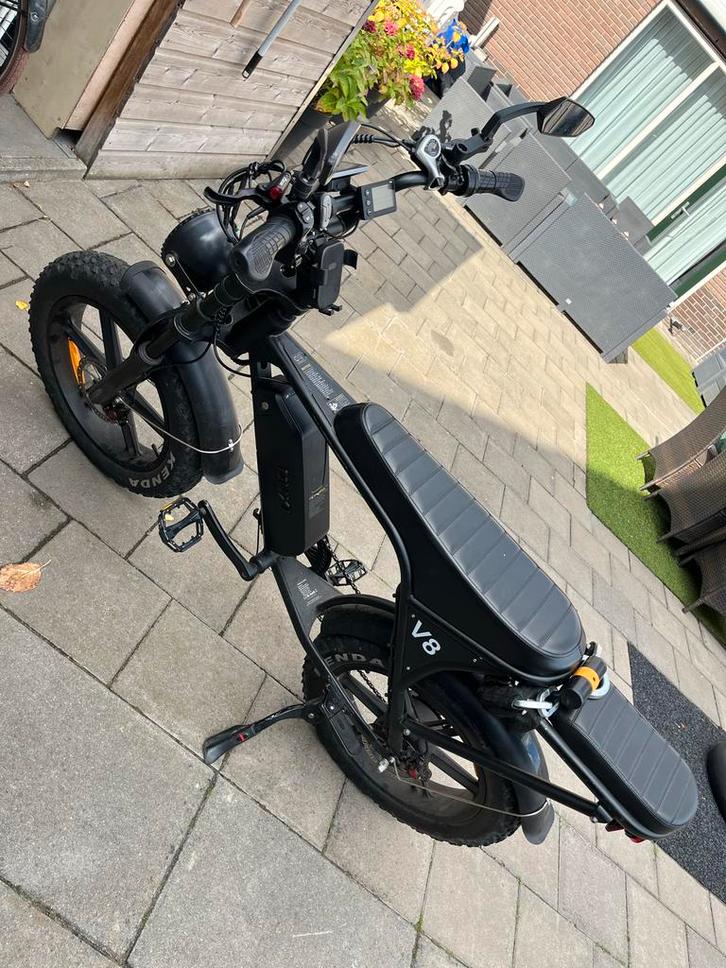 Fatbike V8, Fietsen en Brommers, Elektrische fietsen, Zo goed als nieuw, Overige merken, 47 tot 51 cm, 50 km per accu of meer