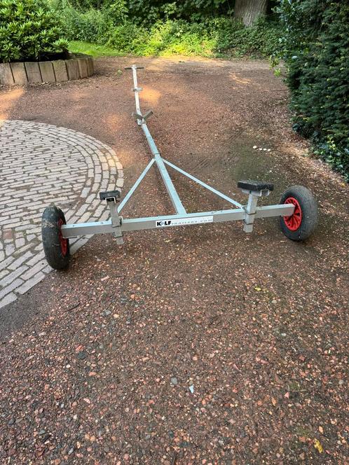 Maxytrolly boottrailer, Watersport en Boten, Boottrailers, Gebruikt, Strandtrailer, Minder dan 1500 kg, Minder dan 6 meter, Stallingstrailer
