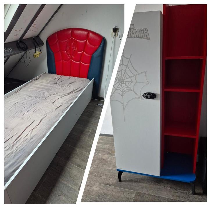 Marvel Spiderman slaapkamer, Kinderen en Baby's, Kinderkamer | Complete kinderkamers, Gebruikt, Jongetje, Ophalen
