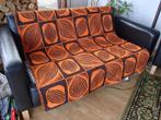 XL oranje vintage stof (250x170cm) voor sprei of caravan, Nieuw, Oranje, Overige typen, Ophalen of Verzenden