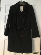 Mt 44/46 Esprit water Repellent zwarte trenchcoat regenjas, Ophalen of Verzenden, Zo goed als nieuw, Maat 42/44 (L), Zwart