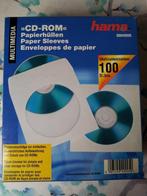 Hama CD-ROM papieren envelopjes. voor kaarten bewaren, Nieuw, Ophalen of Verzenden, Materiaal