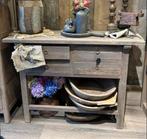 Stoere driftwood sidetable, Ophalen, 100 tot 150 cm, Breda, Landelijk ,stoer sober