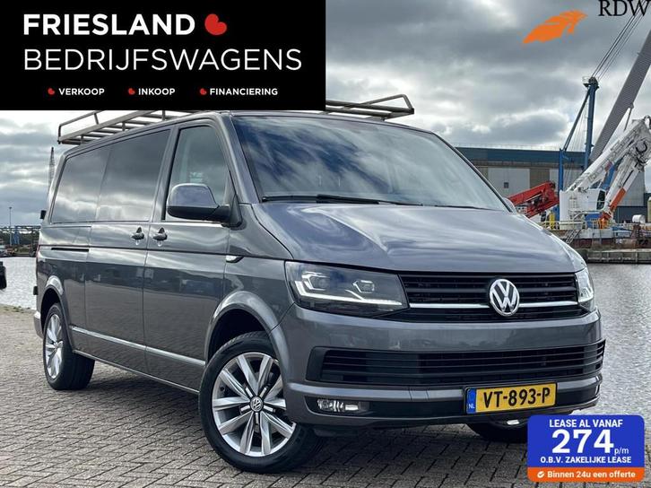 Volkswagen Transporter 2.0 TDI 140pk Highline Dubbele Cabine, Auto's, Bestelauto's, Bedrijf, Te koop, ABS, Airbags, Airconditioning