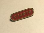 Metalen SPARTA BROMFIETS - FIETS Broche (Rood/Messingkleur)., Verzamelen, Speldjes, Pins en Buttons, Verzenden, Zo goed als nieuw