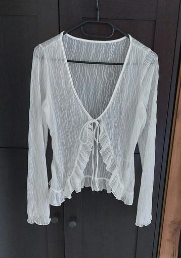 BOLERO VEST wit M🙂 beschikbaar voor biedingen