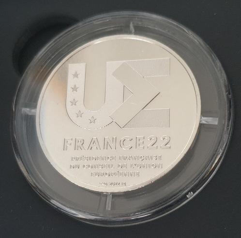 Frankrijk 20 euro 2022 zilver proof voorzitter raad EU, Postzegels en Munten, Munten | Europa | Euromunten, Losse munt, Overige waardes