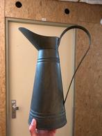 Tinnen kan als vaas, Huis en Inrichting, Woonaccessoires | Vazen, Ophalen, Overige materialen, Gebruikt, Overige kleuren