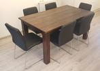 Tafel met 6 stoelen - Gebruikte staat, Huis en Inrichting, Complete eetkamers, Ophalen
