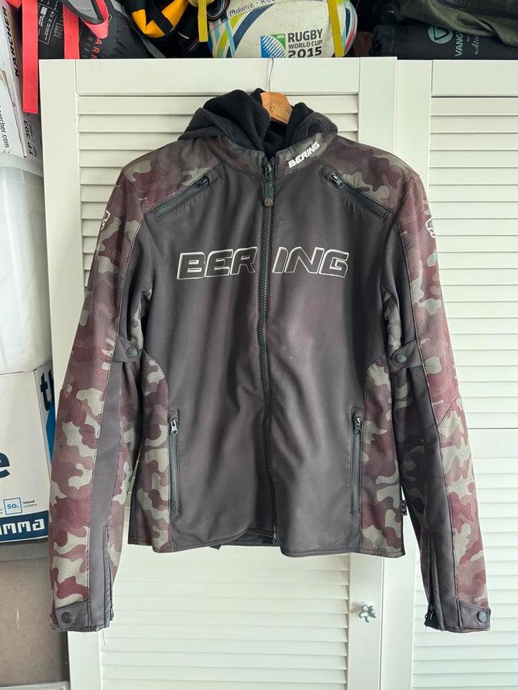 Bering Motorjas heren maat L Camouflage, Motoren, Kleding | Motorkleding, Jas | textiel, Heren, Tweedehands, Ophalen of Verzenden