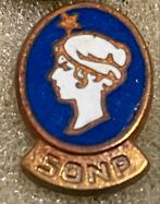 Vintage SONP Speldje met Profiel, Verzamelen, Speldjes, Pins en Buttons, Ophalen of Verzenden, Gebruikt, Overige onderwerpen, Speldje of Pin